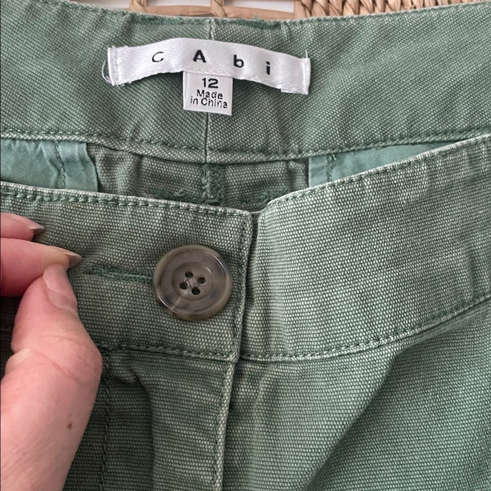 CAbi Women’s Size 12 30” Inseam Trouser Cotton Pant - Picture 2 of 11